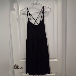 Old Navy Elegant Black Strappy Dress